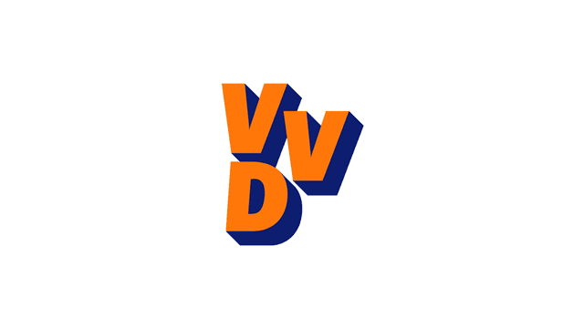 Logo van de politieke partij De Volkspartij voor Vrijheid en Democratie (VVD) afdeling Oost Gelre