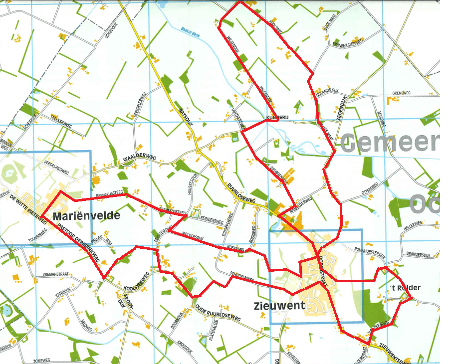 fietsroute Zieuwent Marienvelde