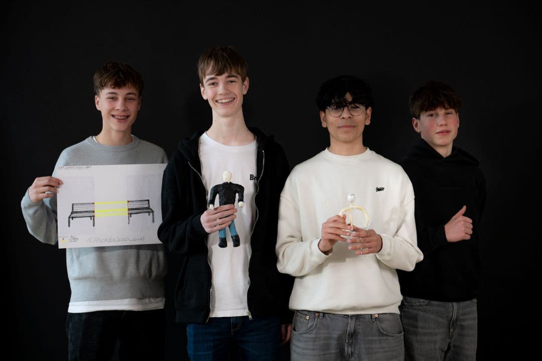 Team 9 KUNZZTIG: Emre, Noud, Jelmer en Storm.