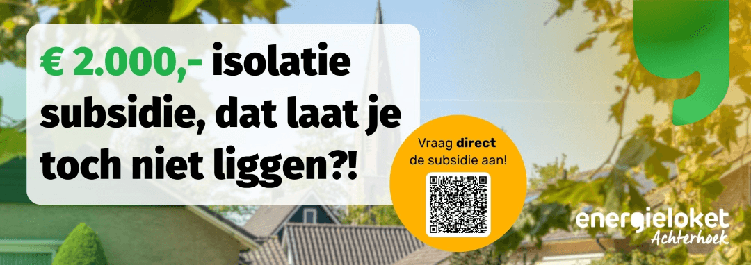 flyer isolatiesubsidie