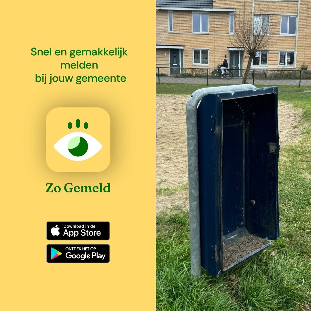 Zo Gemeld-app flyer