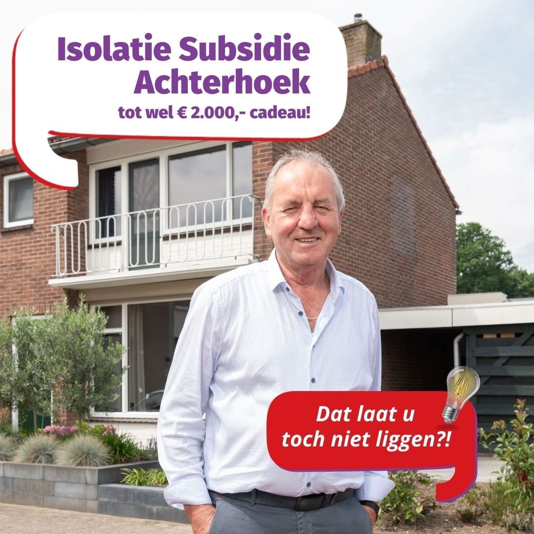 Isolatie Subsidie Achterhoek flyer