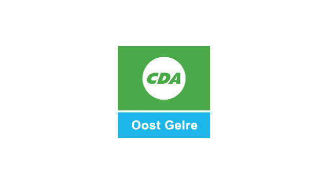 Logo van de politieke partij Christen-Democratisch Appèl (CDA) afdeling Oost Gelre